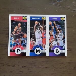 Michael Jordan 1996-97 Upper Deck Collector's Choice #M11 Kemp M78 Hardaway M60